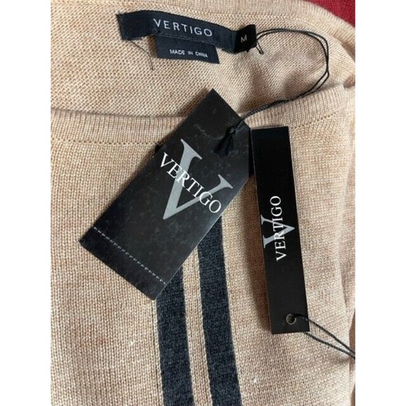 NWT VERTIGO CLAUDIA CAPE SWEATERDRESS MIDI DRESS M MEDIUM $230 - Picture 4 of 6